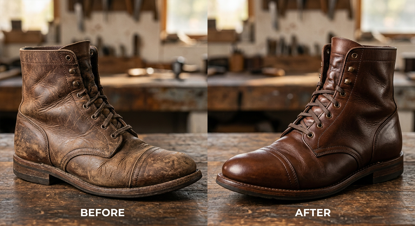 Antes e Depois: Revitalizando o Couro Natural com Cuidado Expert