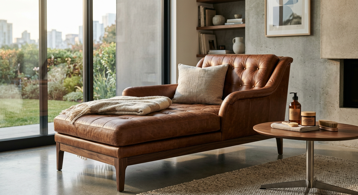 Guia Completo: Cuidados Essenciais para sua Chaise de Couro