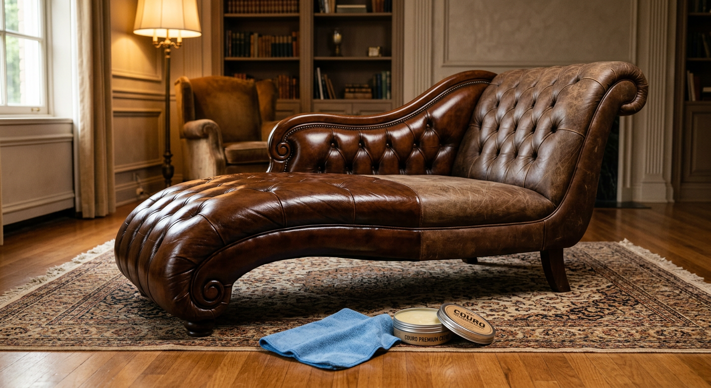 Recuperando o Brilho de Chaise de Couro: Guia Completo e Prático